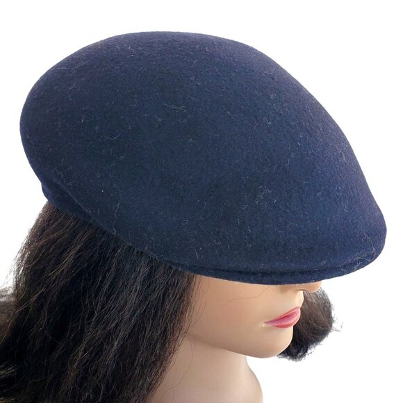 Vintage Flat Cap Failsworth Hat Navy Blue Made in Britain Showerproof NWOT 70s - Picture 5 of 8